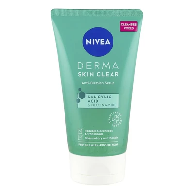 Bőrradír NIVEA derma skin clear 150 ml