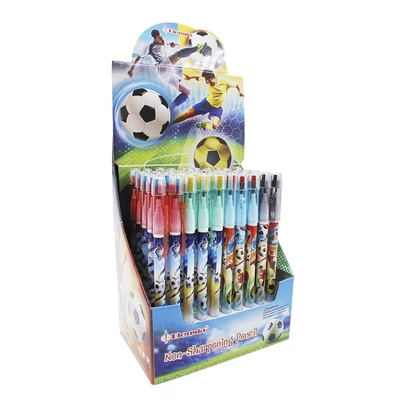 Ceruza tolóbetétes BENSIA kupakdísszel futball