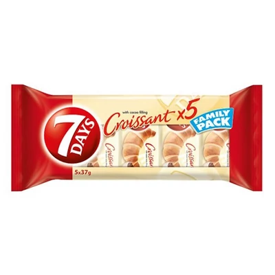 Croissant 7DAYS FamilyPack kakaós töltelékkel 185 g