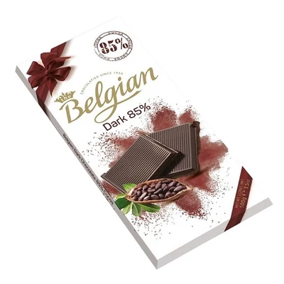 Csokoládé BELGIAN 85% étcsokoládé 100 g