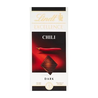Csokoládé LINDT Excellence Chilli étcsokoládé 100 g