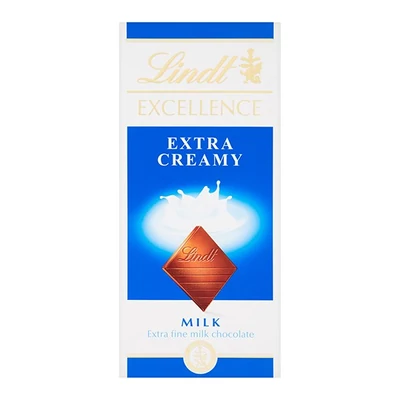 Csokoládé LINDT Excellence Extra Creamy tejcsokoládé 100 g