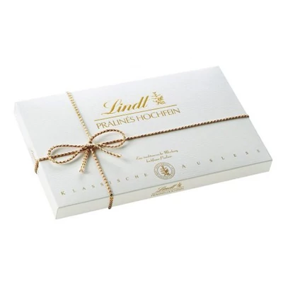 Csokoládé LINDT Hochfein Pralinés vegyesdesszert 120 g