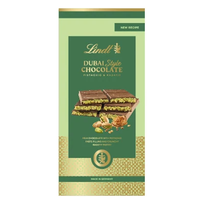 Csokoládé LINDT dubai style táblás 145 g