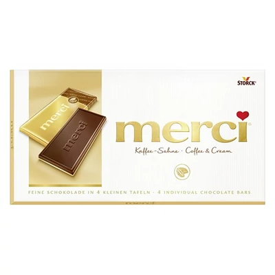 Csokoládé MERCI Kávés-Tejszínes 100 g