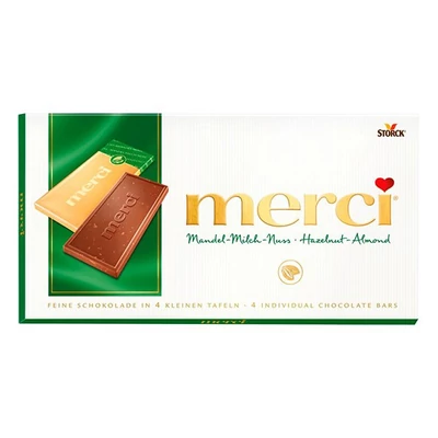 Csokoládé MERCI Mandulás-Mogyorós 100 g