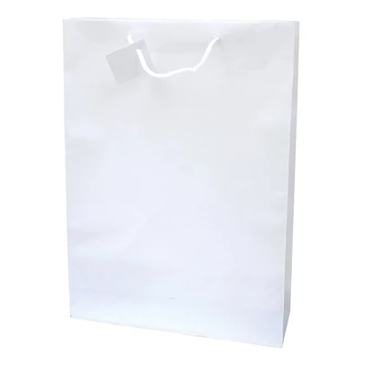 Dísztasak CREATIVE Special Simple cm x L 33cm x 46cm x 10 cm egyszínű fehér zsinórfüles