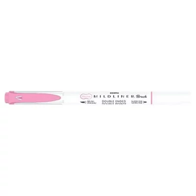 Ecsetfilc kétvégű ZEBRA Mildliner Fluorescent rózsaszín