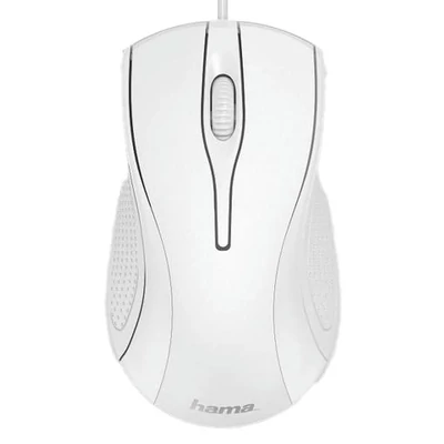 Egér vezetékes HAMA MC-200 USB 1200 DPI fehér