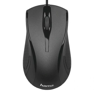 Egér vezetékes HAMA MC-200 USB 1200 DPI fekete