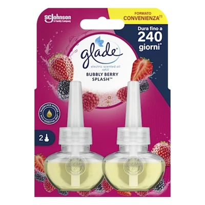 Elektromos légfrissítő utántöltő GLADE berry 2x20 ml