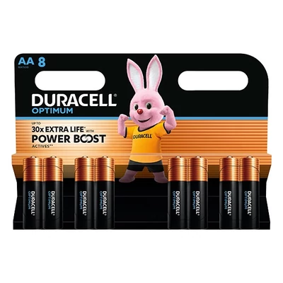 Elem ceruza DURACELL Optimum AA 8-as