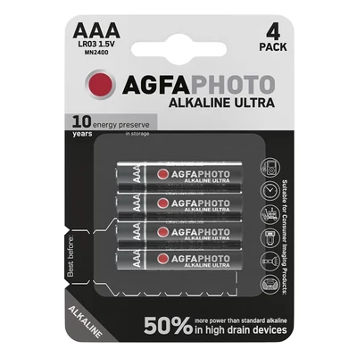 Elem mikro AGFAPHOTO Ultra AAA 4 darabos