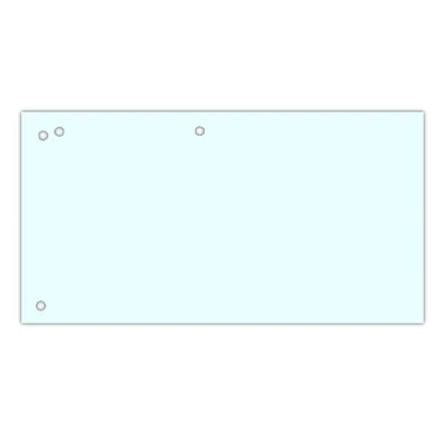 Elválasztócsík DONAU 105x235 mm karton fehér 100 darabos