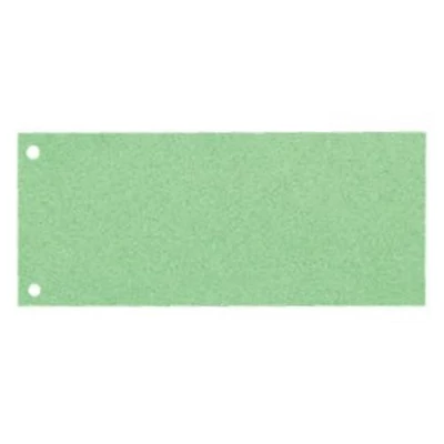 Elválasztócsík ESSELTE 105x240mm karton zöld 100 darabos
