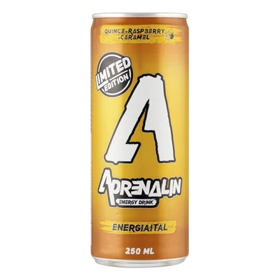 Energiaital ADRENALIN Birsalma-málna-karamell 0,25L DRS