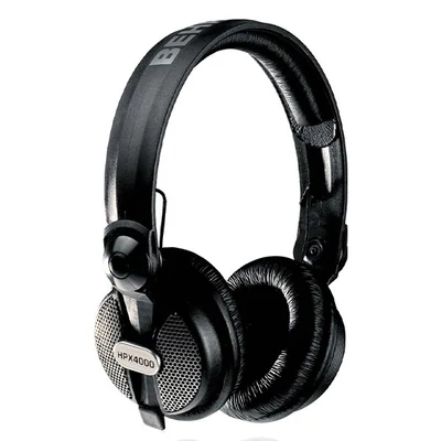 Fejhallgató BEHRINGER HPX4000 3,5mm Jack csatlakozóval fekete