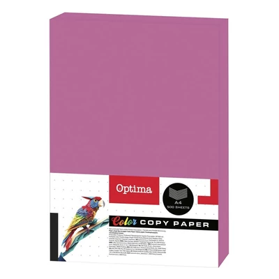 Fénymásolópapír színes OPTIMA A/4 80 g rózsaszín 500 ív/csomag