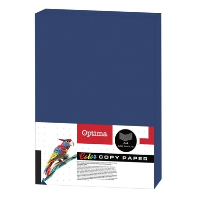 Fénymásolópapír színes OPTIMA A/4 80 g sötétkék 500 ív/csomag