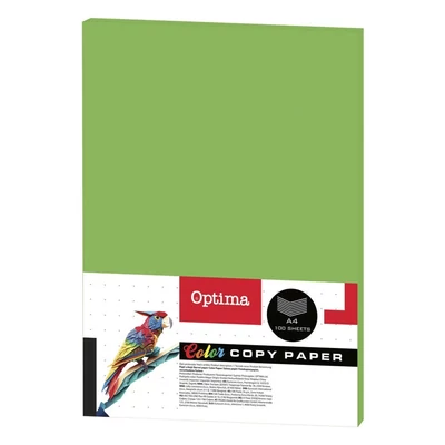 Fénymásolópapír színes OPTIMA A/4 80 g zöld 100 ív/csomag