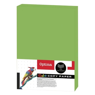 Fénymásolópapír színes OPTIMA A/4 80 g zöld 500 ív/csomag