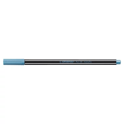 Filctoll STABILO Pen 68 metallic kék