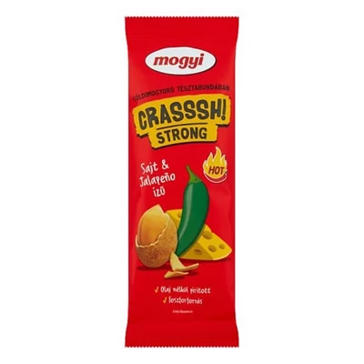 Földimogyoró tésztabundában MOGYI Crasssh! Strong sajtos-jalapenos 60 g