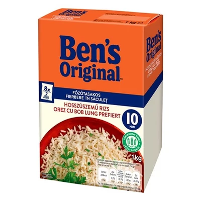 Főzőtasakos rizs UNCLE BENS hosszúszemű 2x125 g