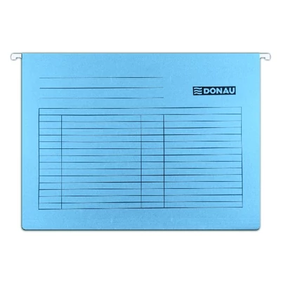Függőmappa DONAU A/4 karton kék 25 darabos