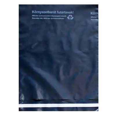 Futártasak biztonsági ragasztócsíkkal környezetbarát 45x60cm 50 mikron 100 darabos