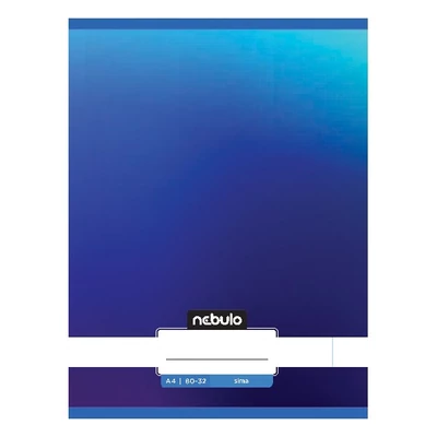 Füzet sima NEBULO A/4 32 lapos 80-32 Monochrome és Gradient fiús 12 darabos