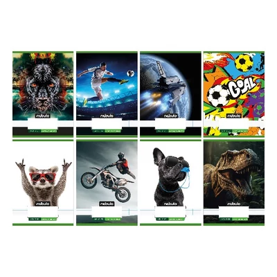 Füzet vonalas NEBULO A/5 32 lapos 21-32 4-8.osztályos Vagány II. 16 darabos