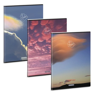 Füzet kockás ARS UNA A/4 40 lapos Extra kapcsos La Nube 5584