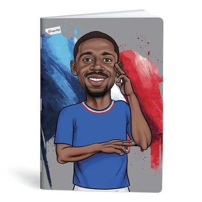 Füzet kockás LIPAMILL A/4 40 lapos Football icons