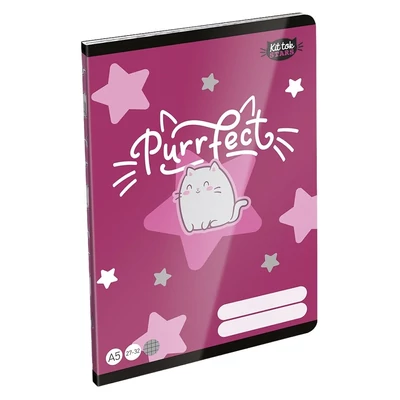 Füzet kockás LIZZYSULI A/5 32 lapos 27-32 Kittok Stars Purrfect