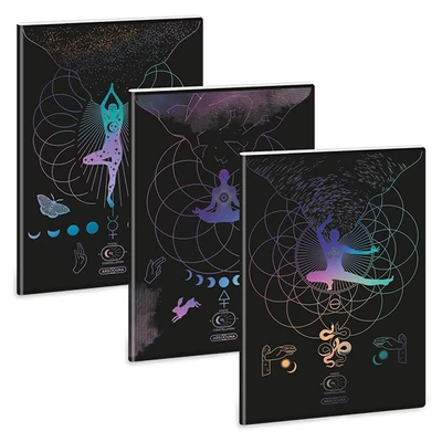 Füzet sima ARS UNA A/4 40 lapos Extra kapcsos Mystic Constellation