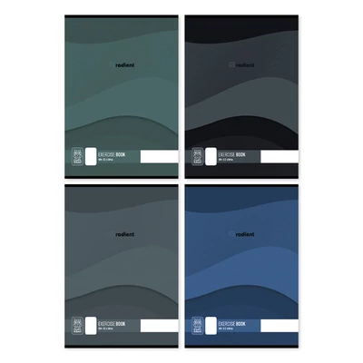 Füzet sima Gradient A/4 80-32 vegyes minták