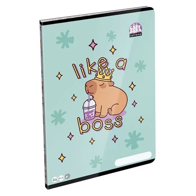 Füzet sima LIZZYSULI A/4 32 lapos 80-32 Lollipop Capybara