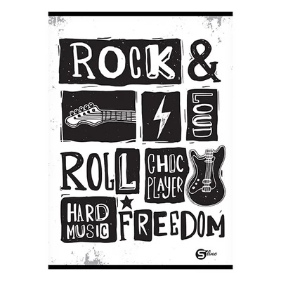 Füzet sima STREET A/4 52 lapos S-Line2