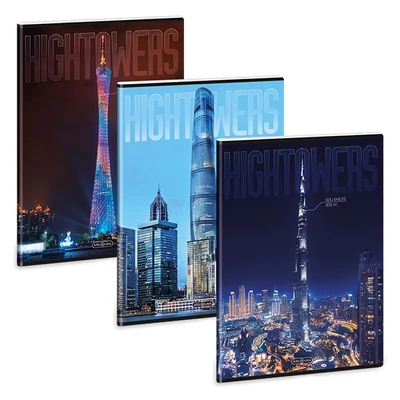 Füzet vonalas ARS UNA A/4 40 lapos Extra kapcsos Hightower