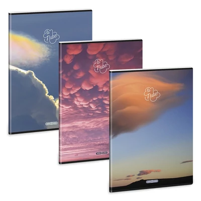 Füzet vonalas ARS UNA A/4 40 lapos Extra kapcsos La Nube 5584