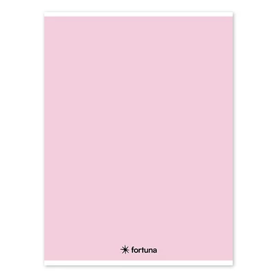 Füzet vonalas FORTUNA Monocolor A/4 32 lapos 81-32 pasztell rózsaszín