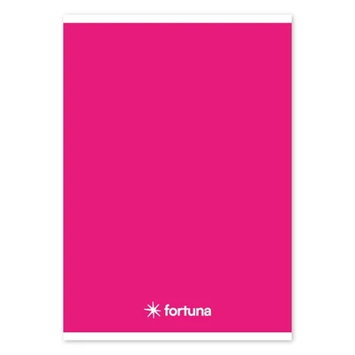 Füzet vonalas FORTUNA Monocolor A/5 32 lapos 21-32 4-8.osztályos magenta