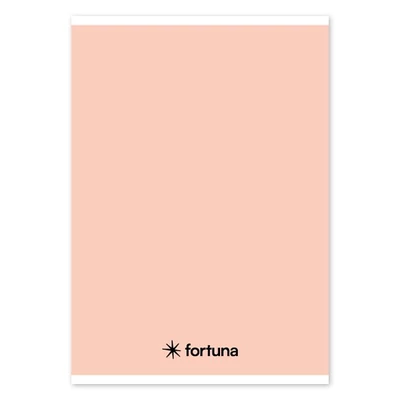 Füzet vonalas FORTUNA Monocolor A/5 32 lapos 21-32 4-8.osztályos pasztell barack