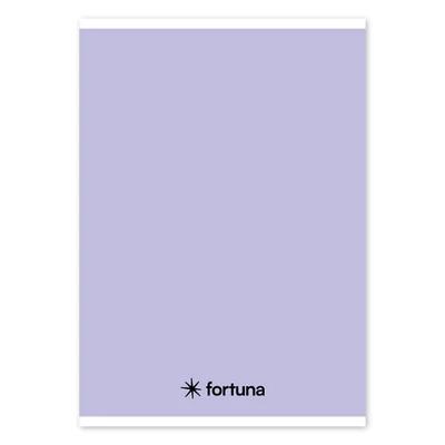 Füzet vonalas FORTUNA Monocolor A/5 32 lapos 21-32 4-8.osztályos pasztell lila
