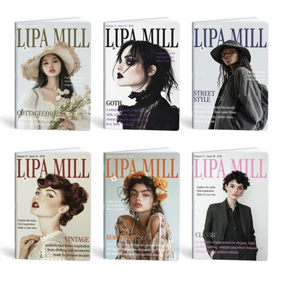 Füzet vonalas LIPAMILL A/4 40 lapos Style magazine