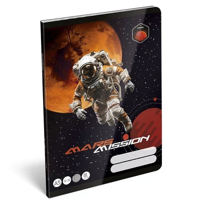 Füzet vonalas LIZZYSULI A/5 32 lapos 12-32 3.osztályos Mars Mission