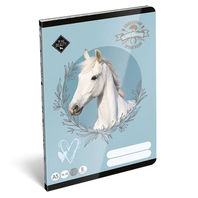 Füzet vonalas LIZZYSULI A/5 32 lapos 16-32 2.osztályos Wild Beauty Sport Club