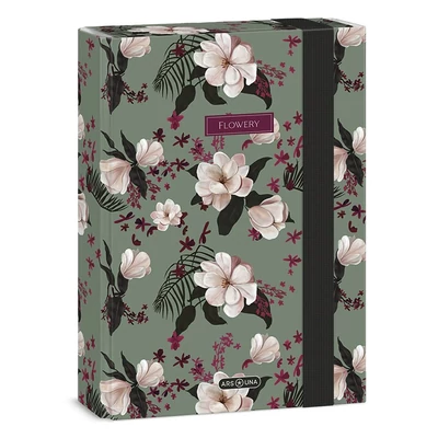 Füzetbox ARS UNA A/5 Flowery Green 5535