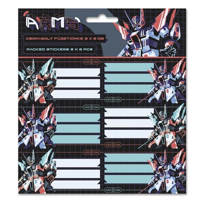 Füzetcímke ARS UNA 18 darabos A.R.M.S.